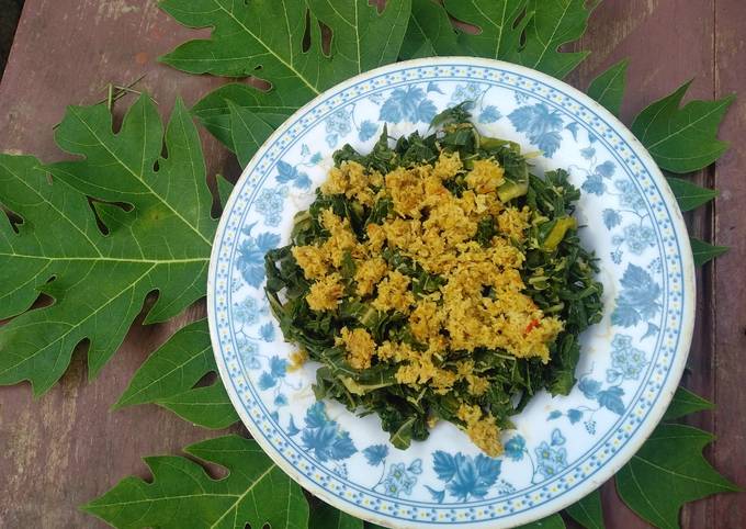 Urap-Urap Daun Pepaya