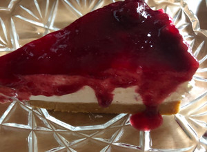 Φωτογραφία της συνταγής Cheesecake με μαρμελάδα μαυροκέρασο 🍒🍒🍒