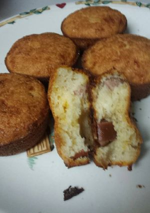 A picture of Corn dog muffins.