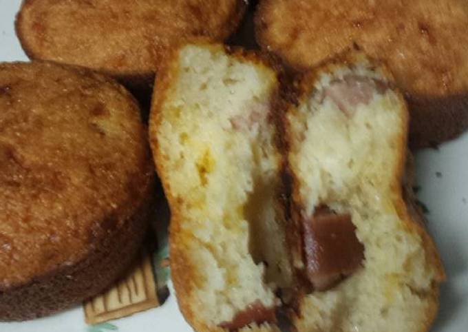 Corn dog muffins