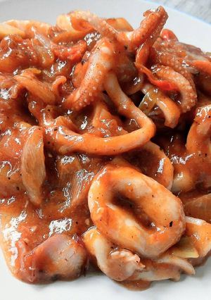 Foto resep Cumi Saos Padang