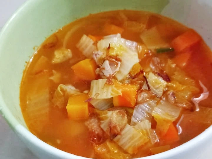 Cara Gampang Membuat Resep Sup merah sehat yang Menggugah Selera