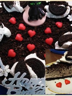 Neo "Oreo" torta sütés nélkül recept fotója