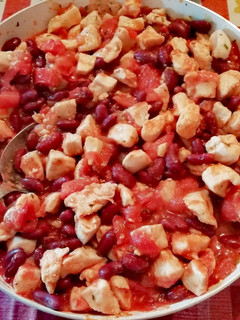 Babos-paradicsomos csirkemell recept fotója