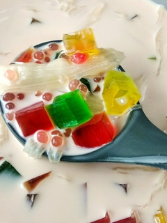 Foto resep Es Kelapa Muda Jelly Warna