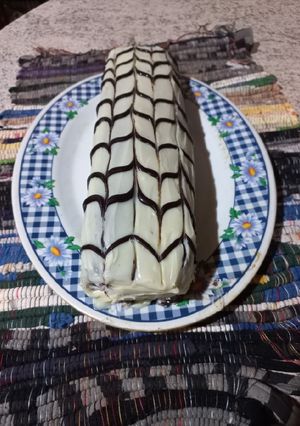 Una foto de Pionono con bizcochuelo a puro chocolate 😋