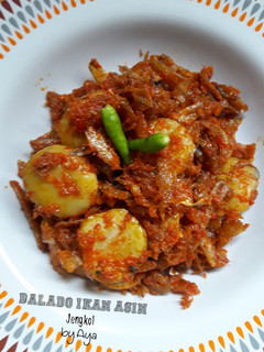 Foto resep Balado Ikan Asin Jengkol