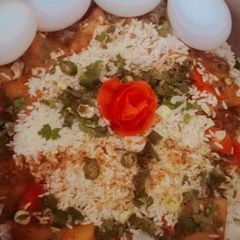 A picture of Aloo Anda Biryani.