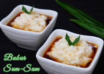 Resep Mudah Bubur Sum-Sum Sedap Nikmat