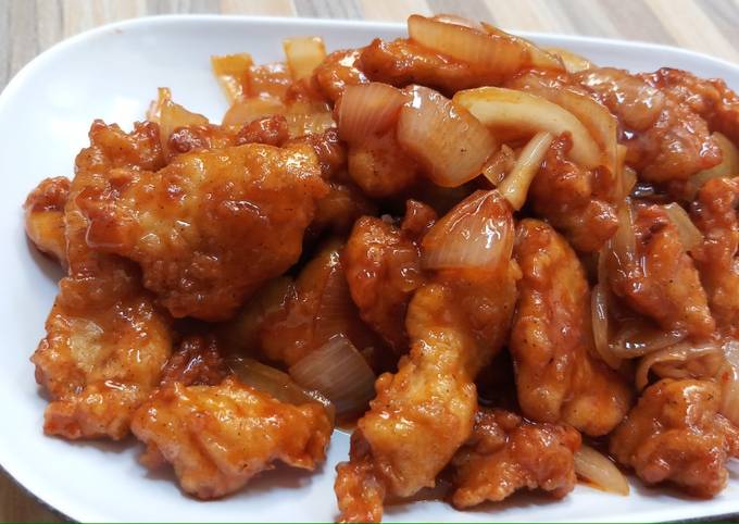 Cara Gampang Membuat Ayam Tepung Asam Manis, Lezat Sekali