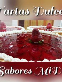 Una foto de Tarta de Frutillas con Crema