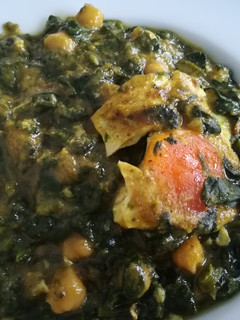 Una foto de Espinacas con garbanzos
