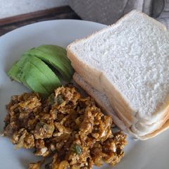 A picture of Scrambled eggs.