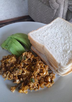 A picture of Scrambled eggs.
