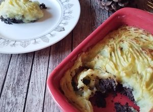 Une photo de Parmentier de boudin noir