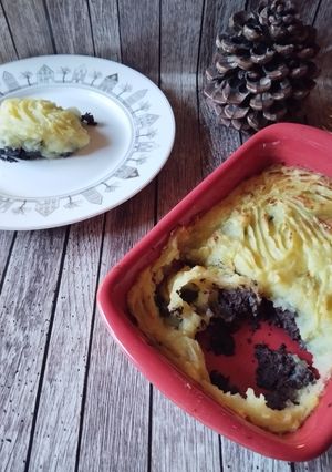 Une photo de Parmentier de boudin noir