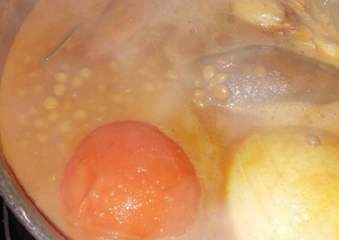 Lentejas con chorizo y morcilla