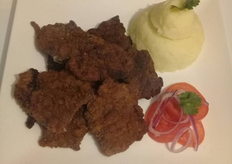 Recipe of Quick Wiener schnitzel(Viennese veal cutlets)
