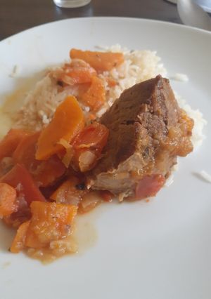 Una foto de Carne al jugo
