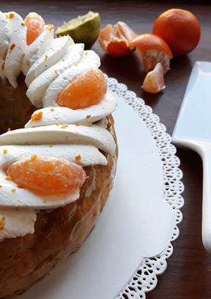 Une photo de ☆Baba au Rhum Citron vert et Clémentine☆