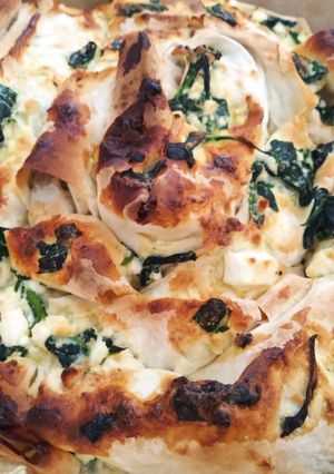 A picture of Spinach banitsa.