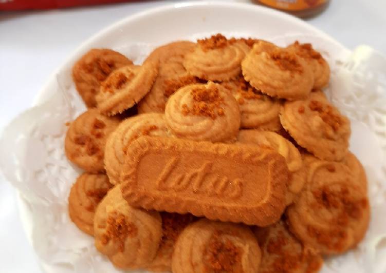 Resep Mudah Biscoff Butter Cookies Yummy Mantul