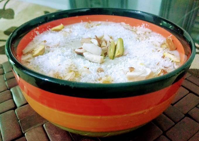 Step-by-Step Guide to Prepare Any-night-of-the-week Rice Pudding (Instant Badam Firni)