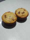 Muffins de plátano y chocolate