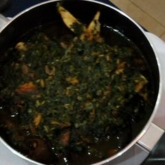 Vegetable soup A picture of Vegetable soup.