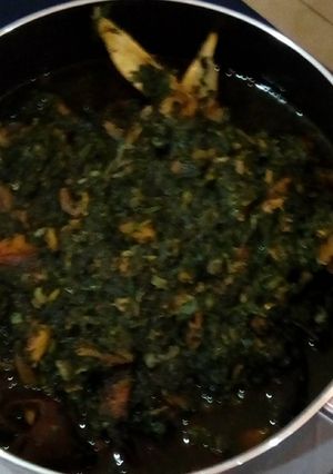 A picture of Vegetable soup.