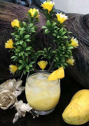 A picture of Mango Milkshake 🍹🍹🍹.