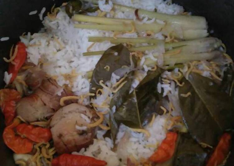 Nasi liwet rice cooker