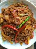 Bihun Goreng Simple (Hong Kong Recipe)