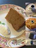 Chiffon cake al tè inglese e pesca