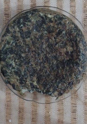 Una foto de Tortilla de acelgas, sin harina