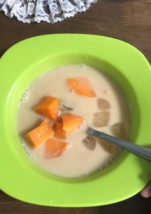 Foto resep Kolak ubi pandan #stayathome