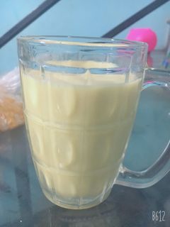 Hình của món Sữa bí đỏ siêu ngon nguyên chất.