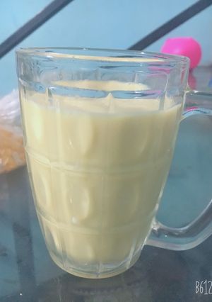 Hình của món Sữa bí đỏ siêu ngon nguyên chất.