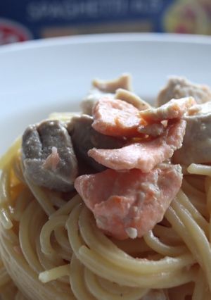 A picture of Seafood Carbonara (Carbonara di mare).