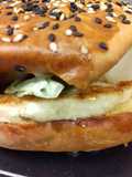 Hamburguesa, de pechuga a la plancha