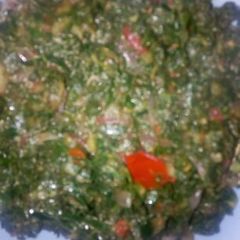 A picture of Stewed Kale/Sukuma Wiki.