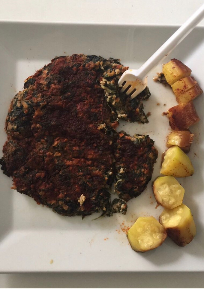 Una foto de Tortilla de soja al horno
