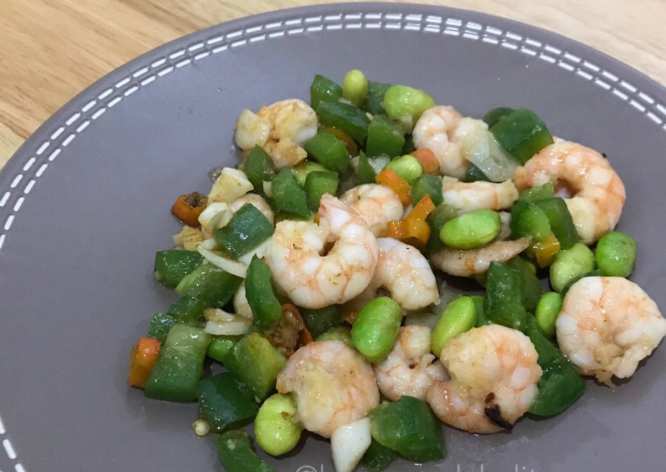 Tumis udang edamame gampang enak cepat #homemadebylita