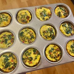 A picture of High-Protein Turkey Sausage Egg Muffins.