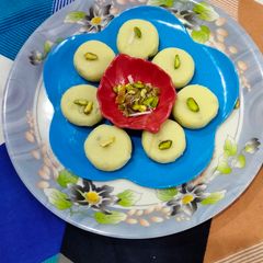 Mathura Peda easy and quick recipe yummy tasty A picture of Mathura Peda easy and quick recipe yummy tasty.