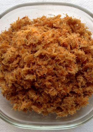 Hình của món Chà bông khô cá lóc.