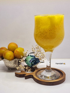 عکسی از دستور رانی یا شربت آلو زرد🍹