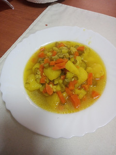 Una foto de Potaje de verduras vegano