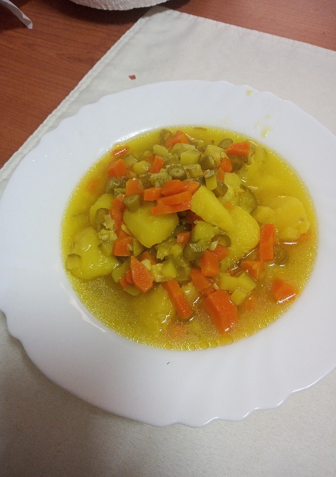Una foto de Potaje de verduras vegano