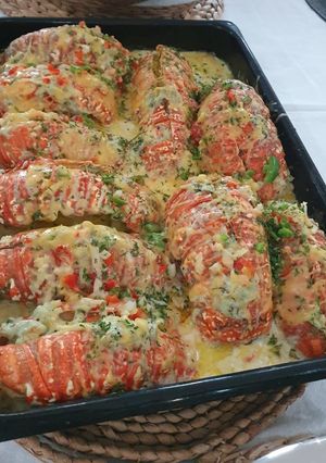 A picture of Creamy Cheesy Garlic CrayFish.